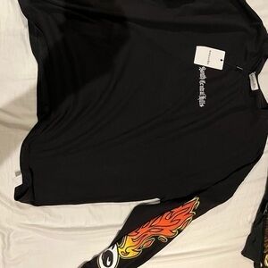 brand new south central hills long sleeve biker shirt